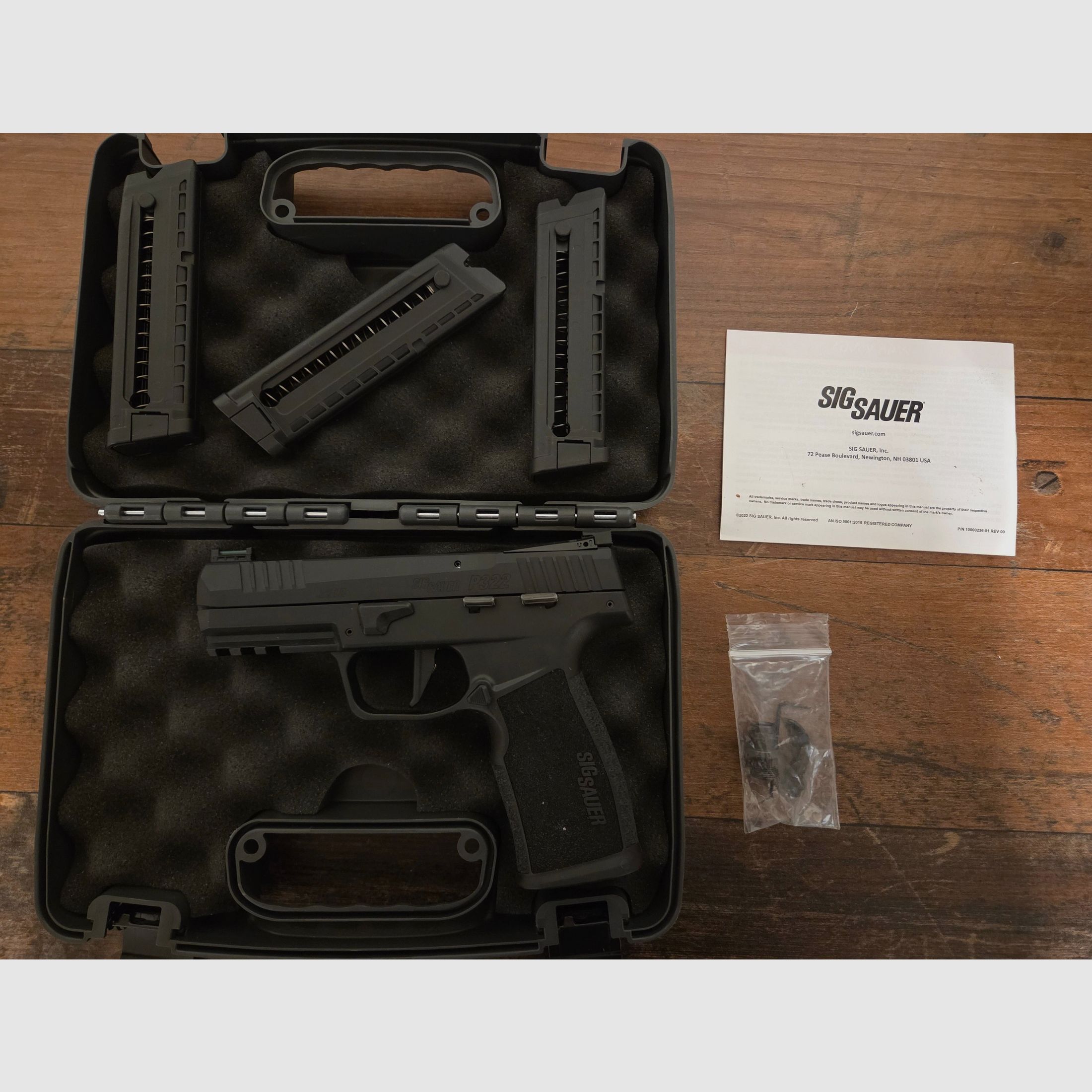 Sig Sauer P322 3 Magazine - Como nuevo