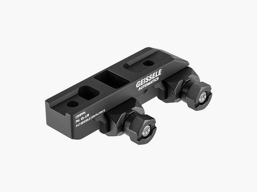 GEISSELE AUTOMATICS SUPER PRECISION MOUNT GEISSELE AUTOMATICS AIMPOINT COMPM4 OPTIC MOUNT, MATTE BLACK