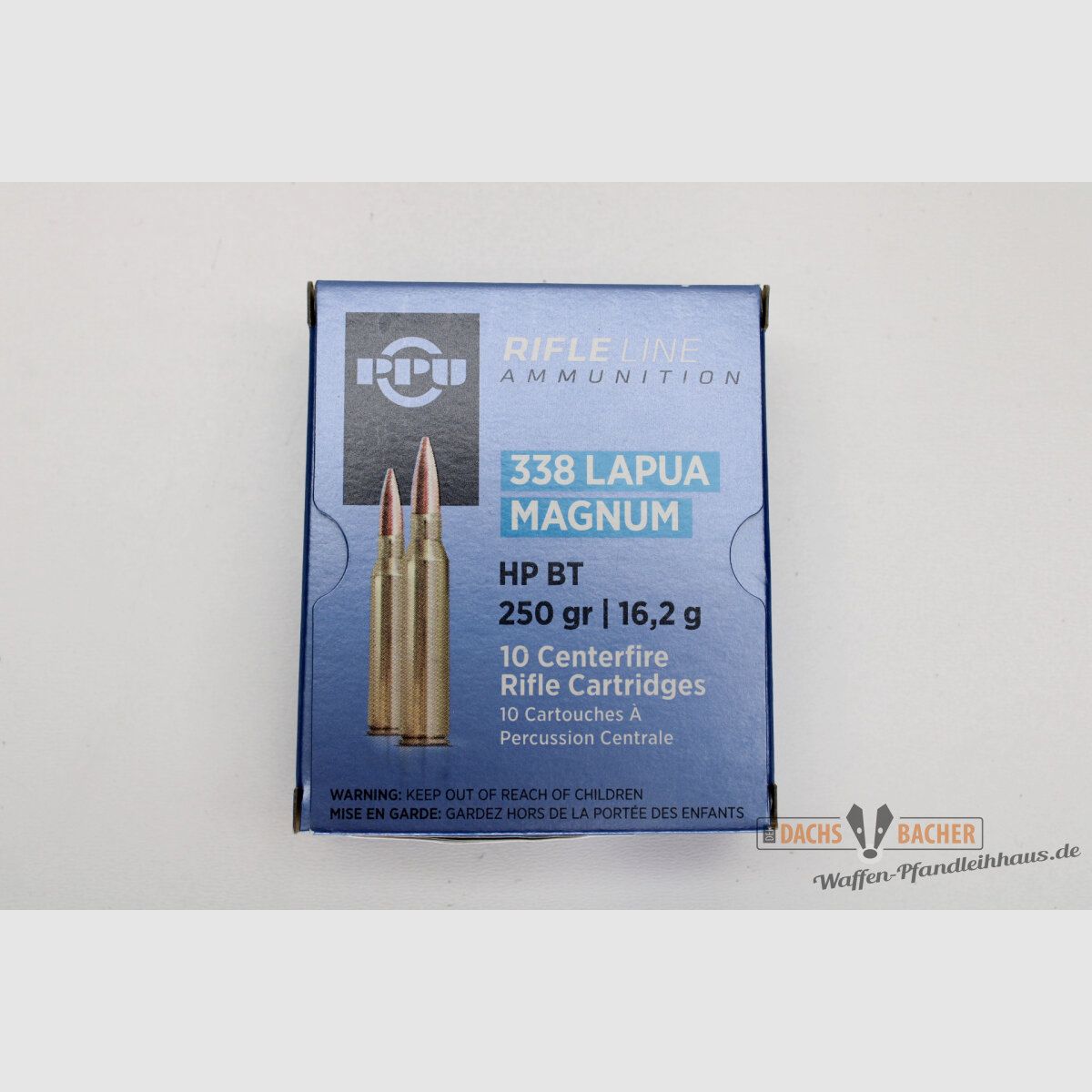 PPU Prvi Partizan .338 Lapua Magnum 16.2g/250gr HP BT 10 rounds