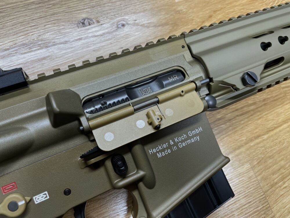 Heckler & Koch MR223 A3 Slim-Line 16,5" loop - semi-automatisch geweer .223Rem kleur zandkleur RAL8000 - systeem HK416 - sportief goedgekeurd!