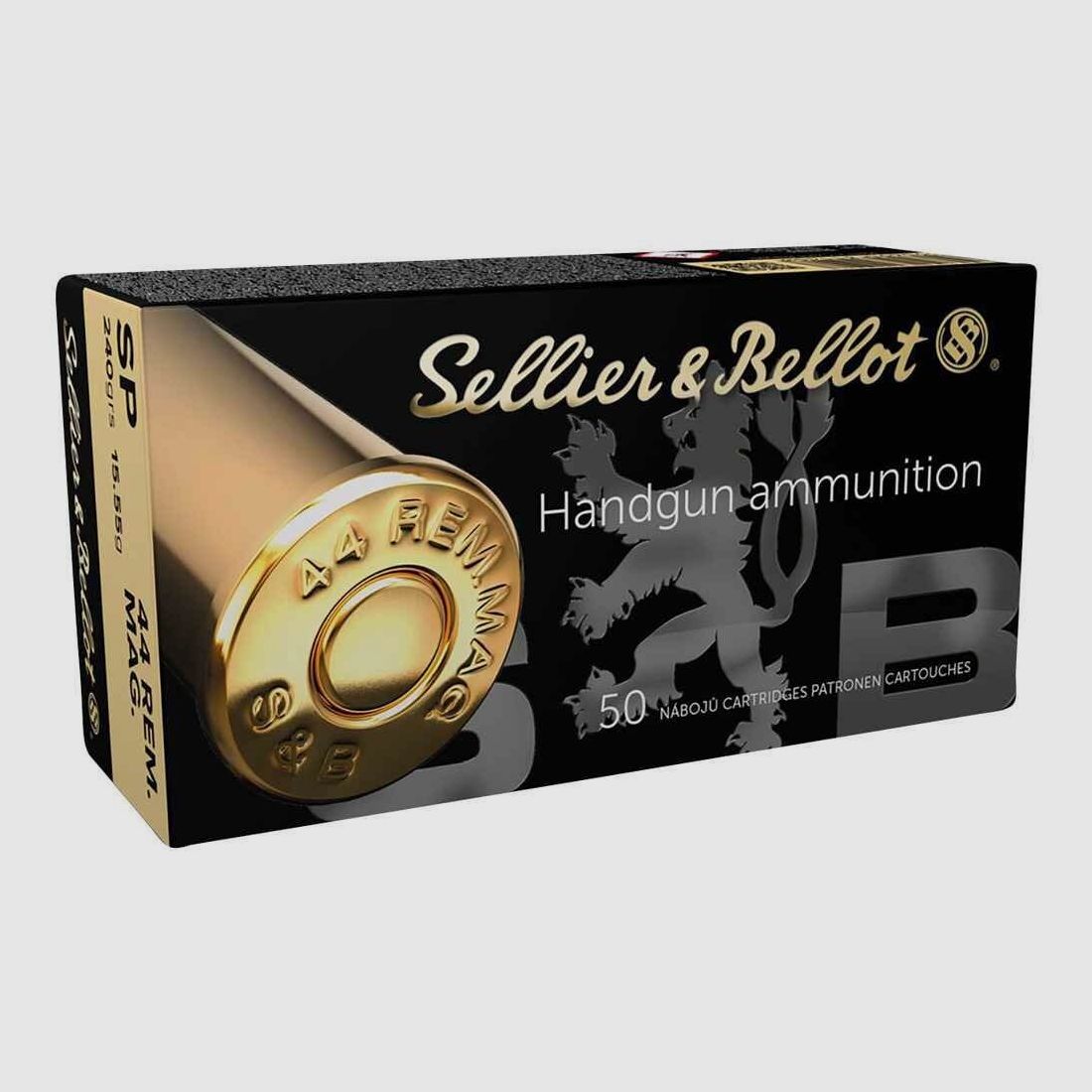 Sellier & Bellot .44 Rem. Magnum Teilmantel SP 240gr. - 50 St.