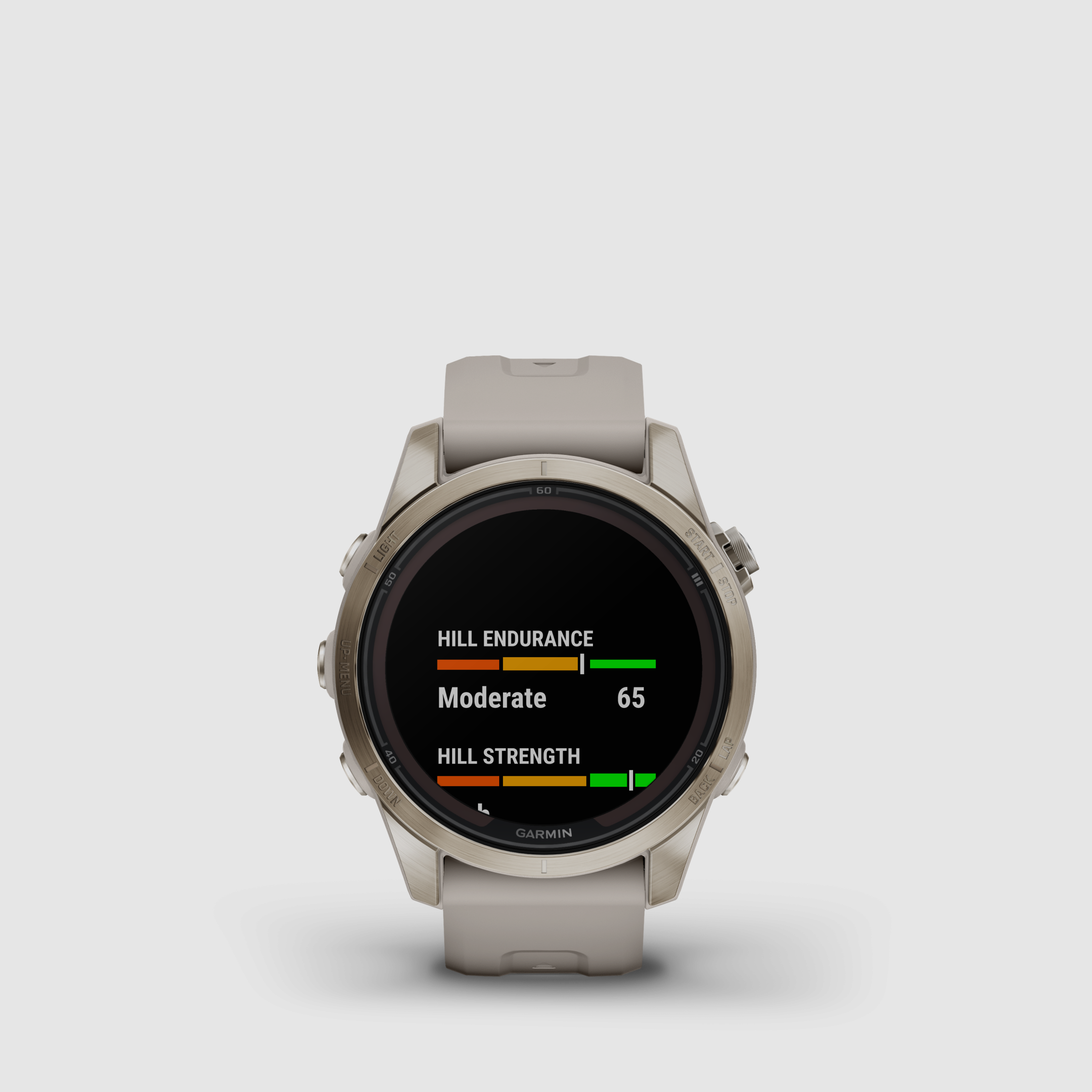 Garmin fēnix® 7S Pro – Sapphire Solar Edition, Beige/Softgold mit QuickFit®-Silikon-Armband 20 mm, Bild 12 von 12