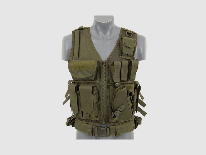 Law Enforcement Tactical Vest V.2 - Olive [8FIELDS]