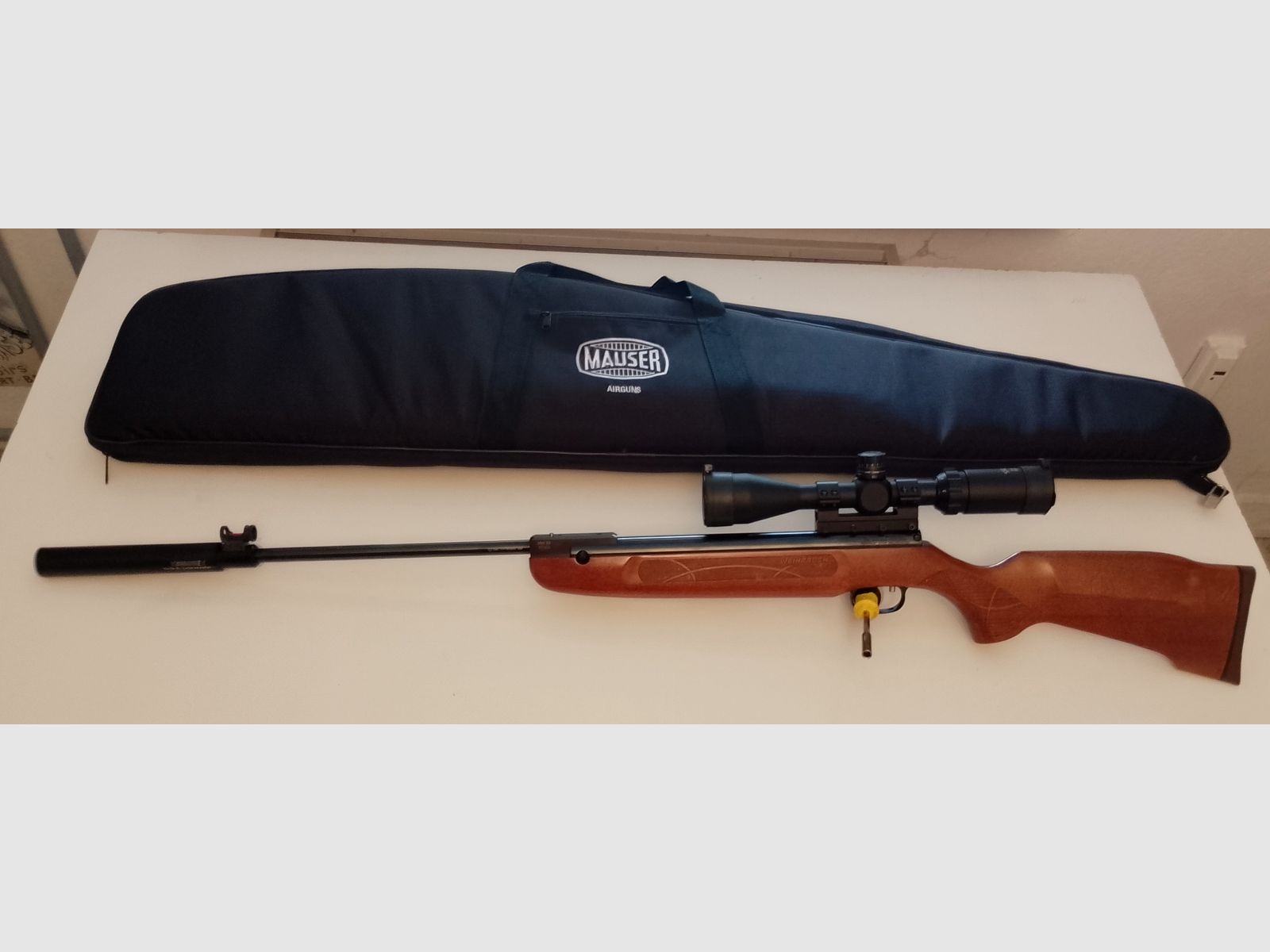 Break barrel air rifle Weihrauch HW 50 S FO beech stock caliber 4.5 mm (P18