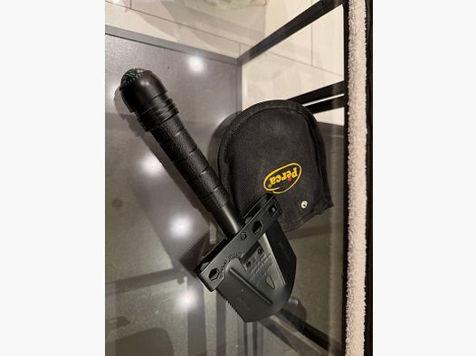 Multifunctional survival folding shovel – 5-in-1 outdoor tool with compass & bag