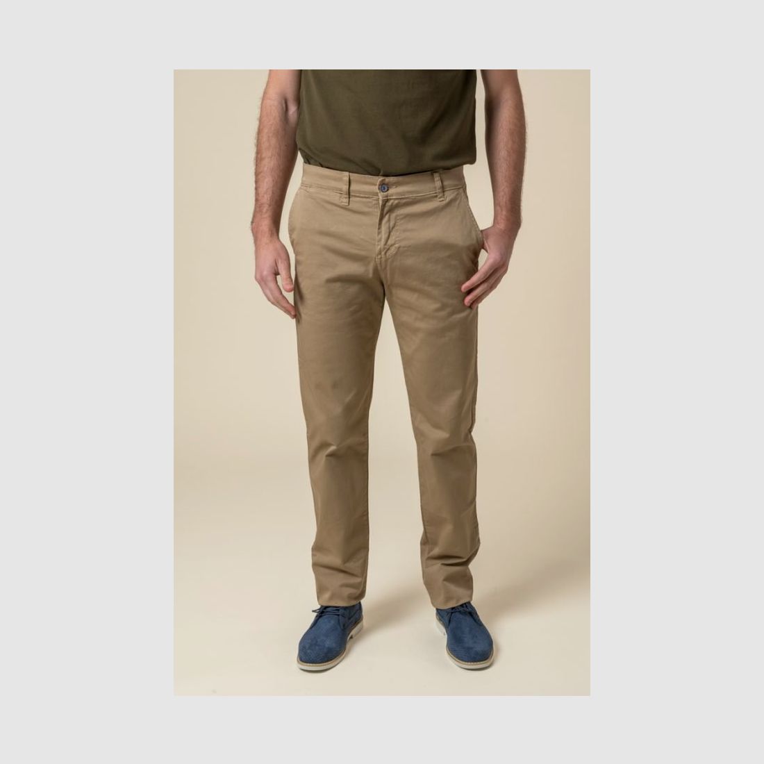 Pantalon chino British Camel, image 1 sur 2