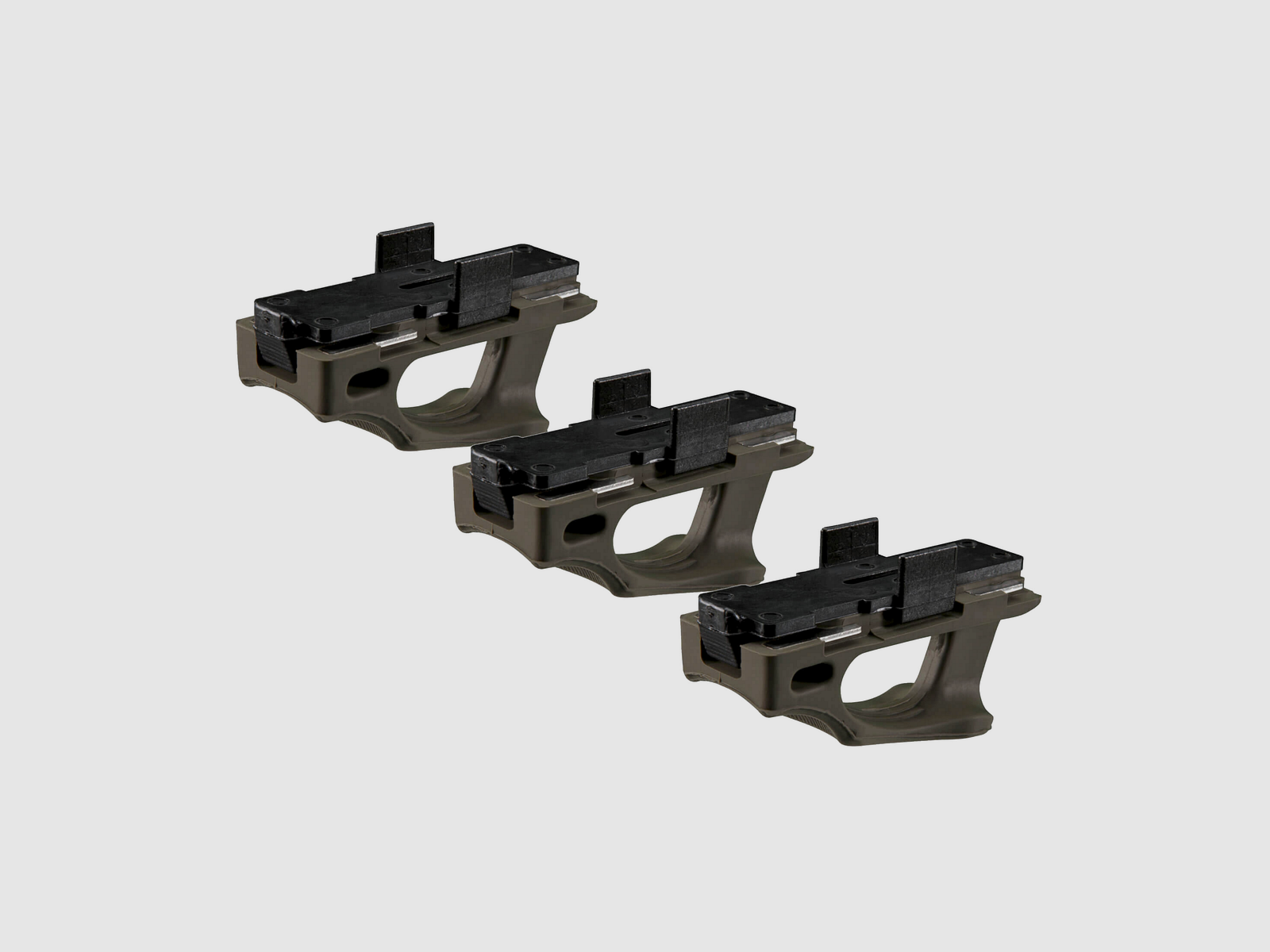 Plaque de fond de chargeur Ranger Plate USGI 5.56, 3 pièces, OD Green, MAG020 - Magpul