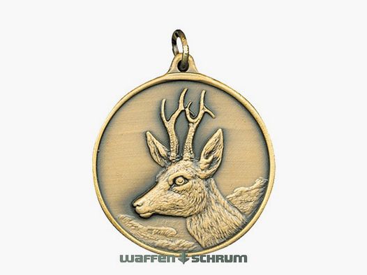 Steinhauer&Lück Jagdmedaille Bock 40 mm Bronzefarbig