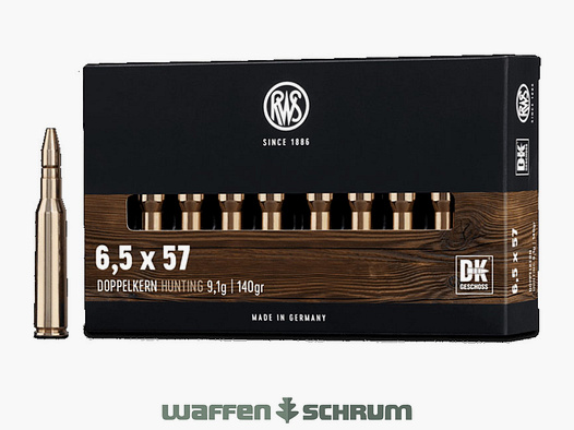 RWS Doppelkern 9,1g - 140gr 6,5x57