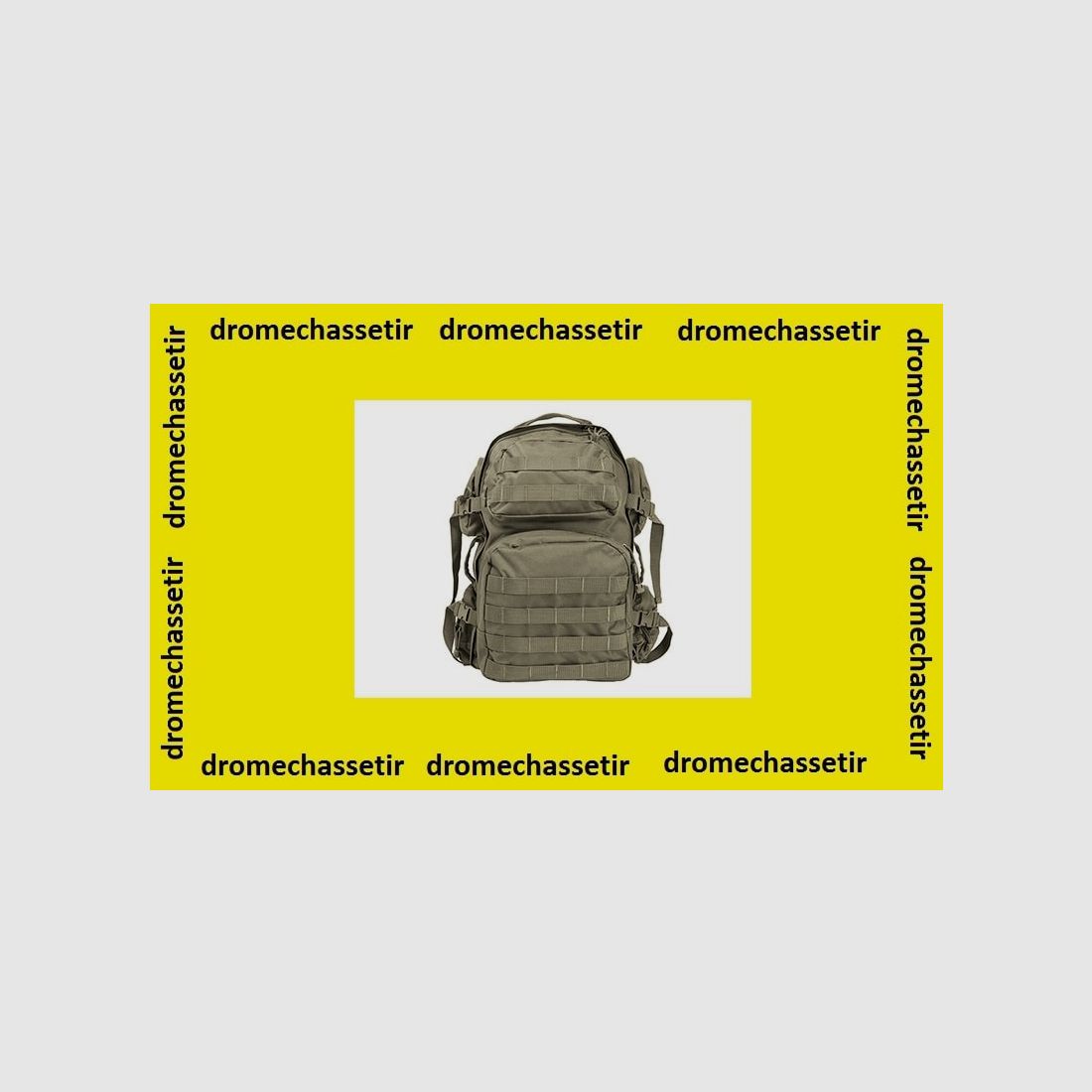 Taktischer Rucksack mit mehreren Fächern, dunkelgrau, Bild 1 von 4