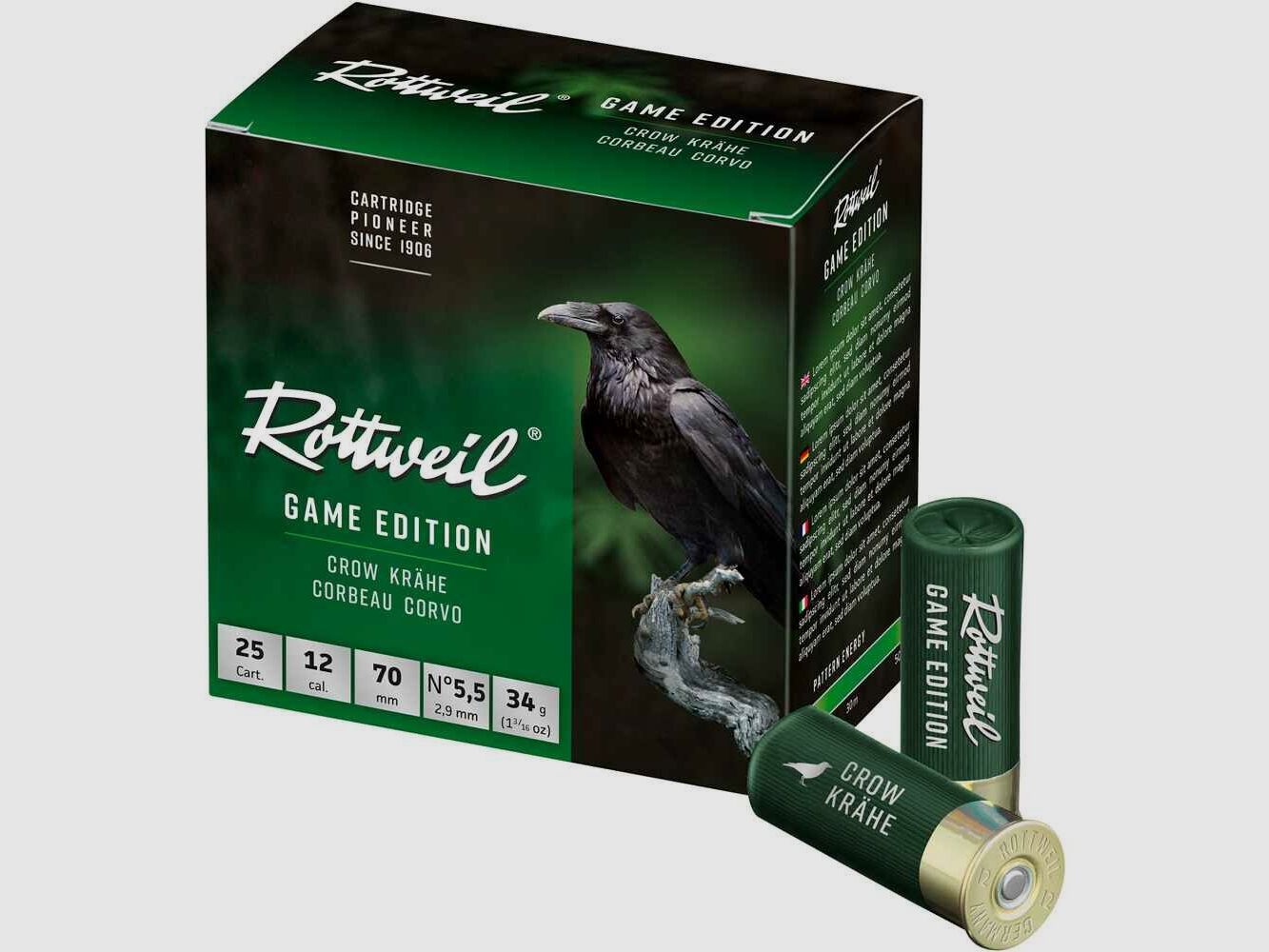 Rottweil Game Edition Krähe 34g - 2,9mm, 25 Stk, Bild 1 von 2