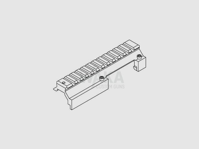 B&T mounting rail NAR universal mount for HK MP5/HK33/HK53/G3/SP5