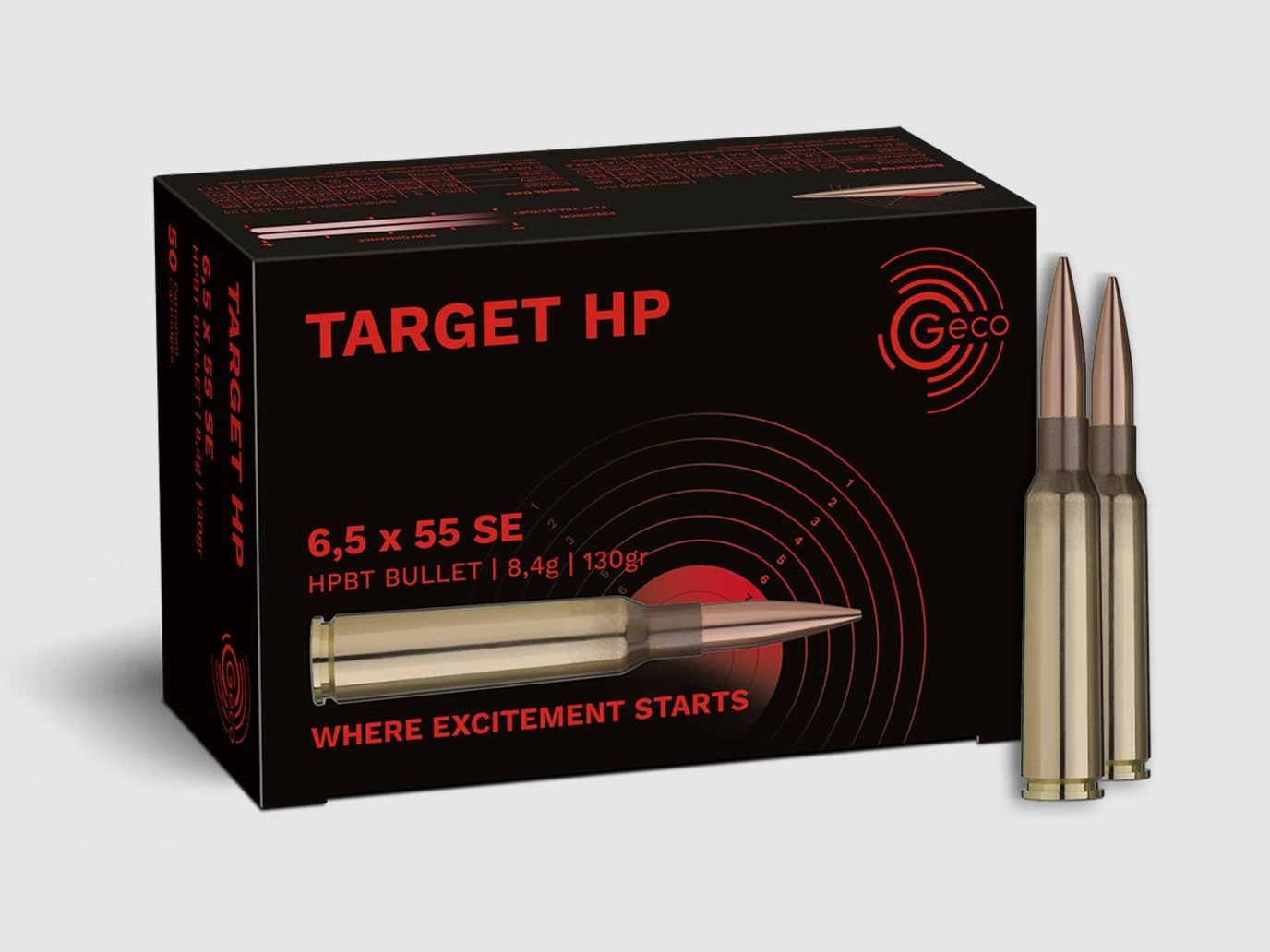 Geco Target HP 6.5×55 8.4g