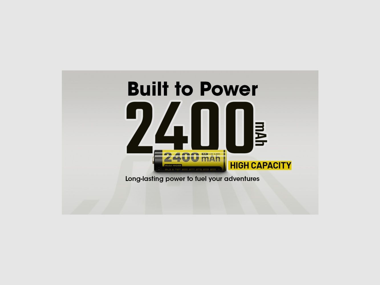 NITECORE WIEDERAUFLADBARE BATTERIEN 2400mAh USB-C VERPACKUNG 4 (NC-NH2400), Bild 7 von 11