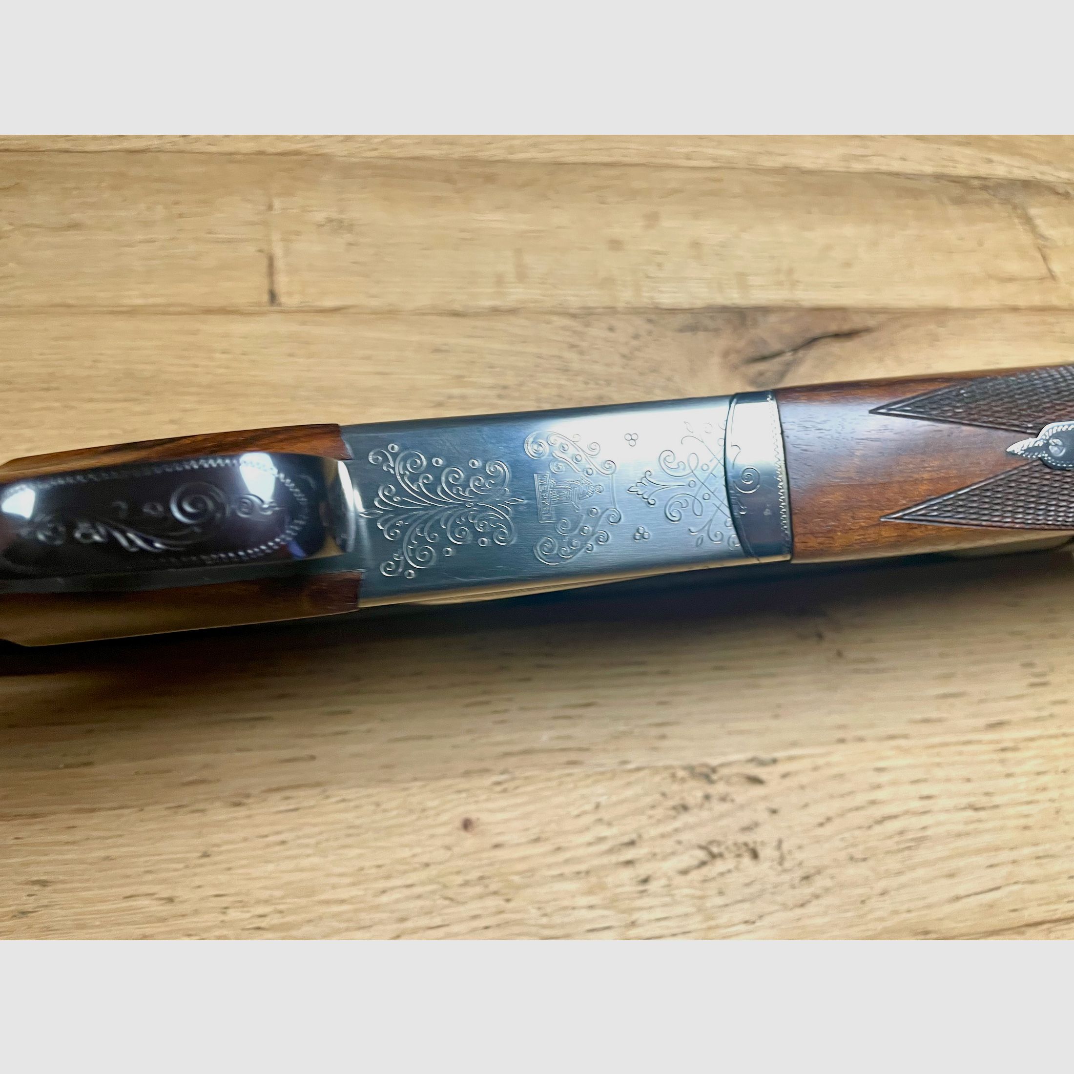 Bockdoppelbüchse Gebr. Merkel Suhl - Calibre : 9,3x74R incluant ZF Zeiss Diavari ZM 2,5-10x48