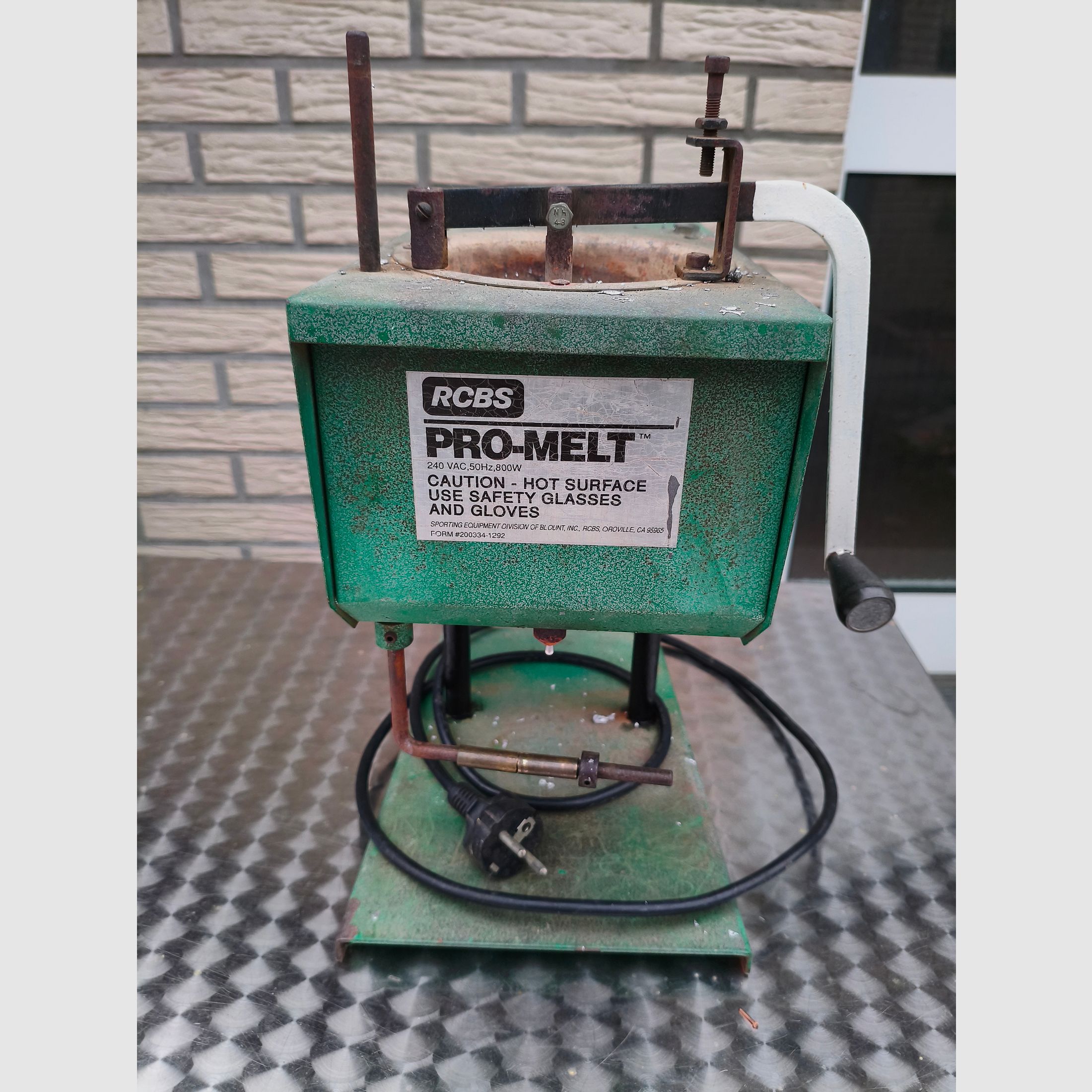 Forno di fusione RCBS Pro Melt per colata di piombo (non Lee)