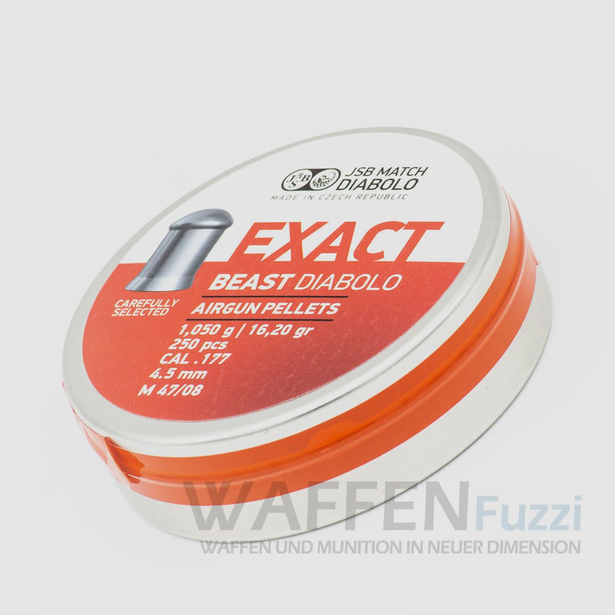 JSB Beast Okrągła Głowa Diabolo Exact Kaliber 4,52 mm 1,05 grama