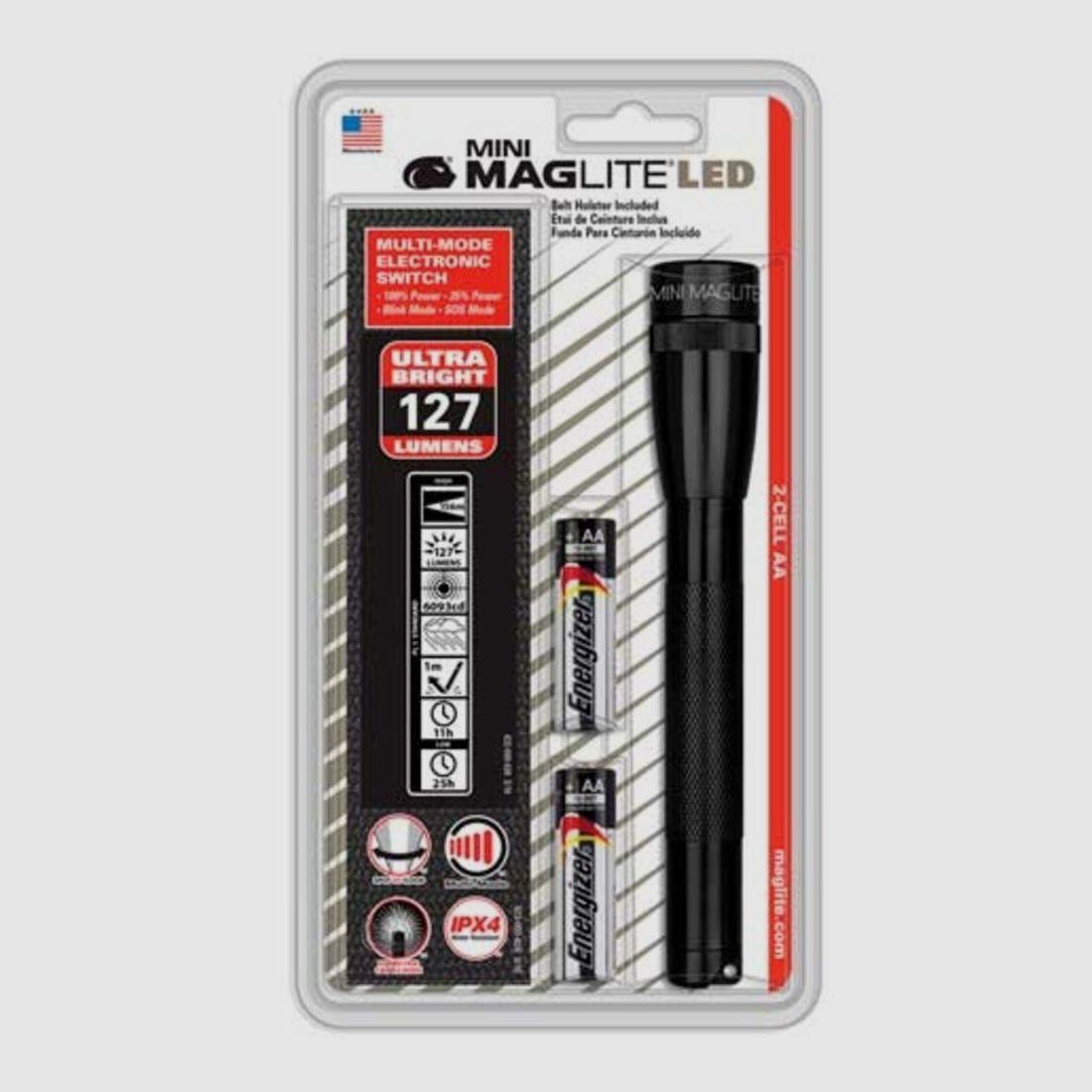 Linterna Mini Mag-Lite 2 AA PRO Blíster, imagen 1 de 2