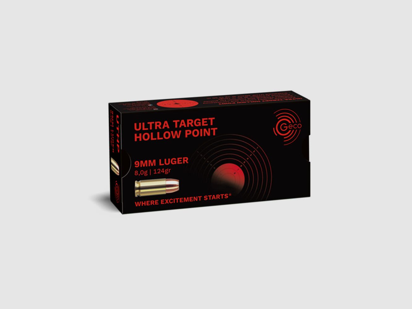 Geco UTHP 124grs 50St 9mmLuger