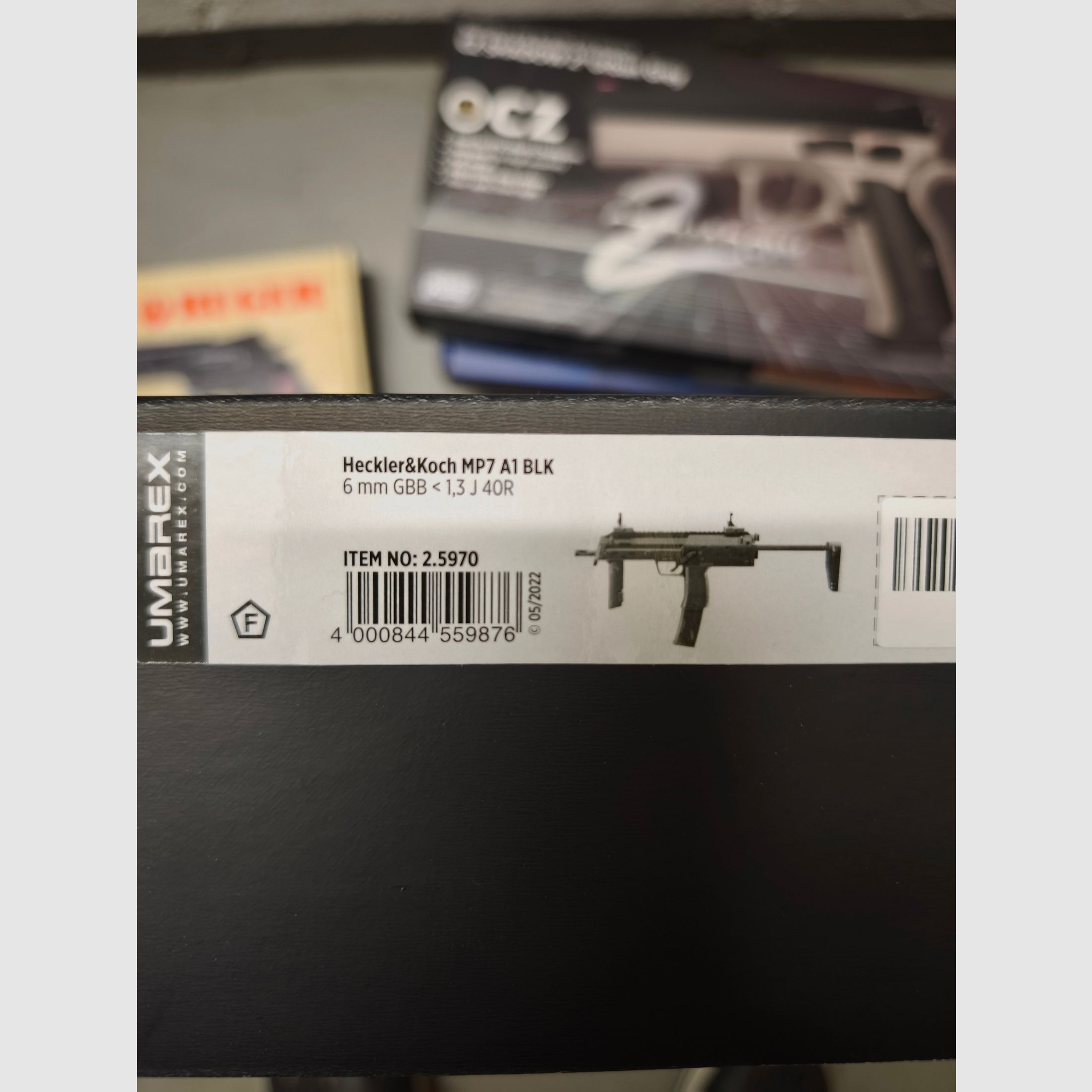 Verschiedene Waffen, Softair, Gaspistole 