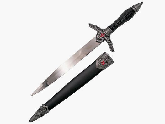 Coltello templare fantasy con fodero