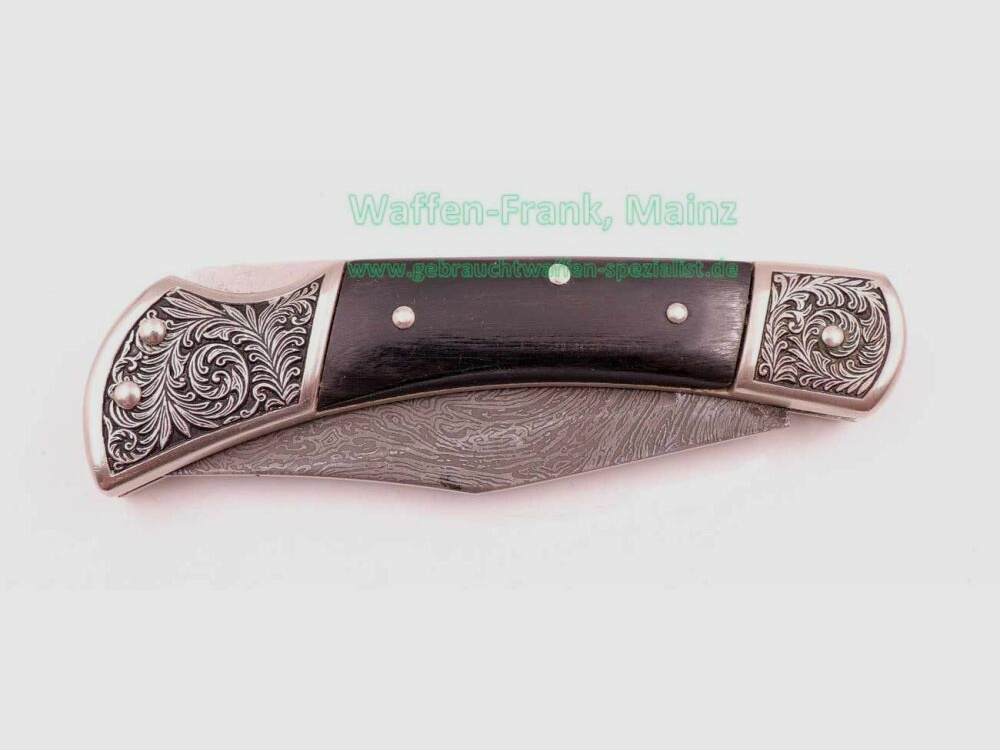 Herbertz Messer Damast Gravur Vintage