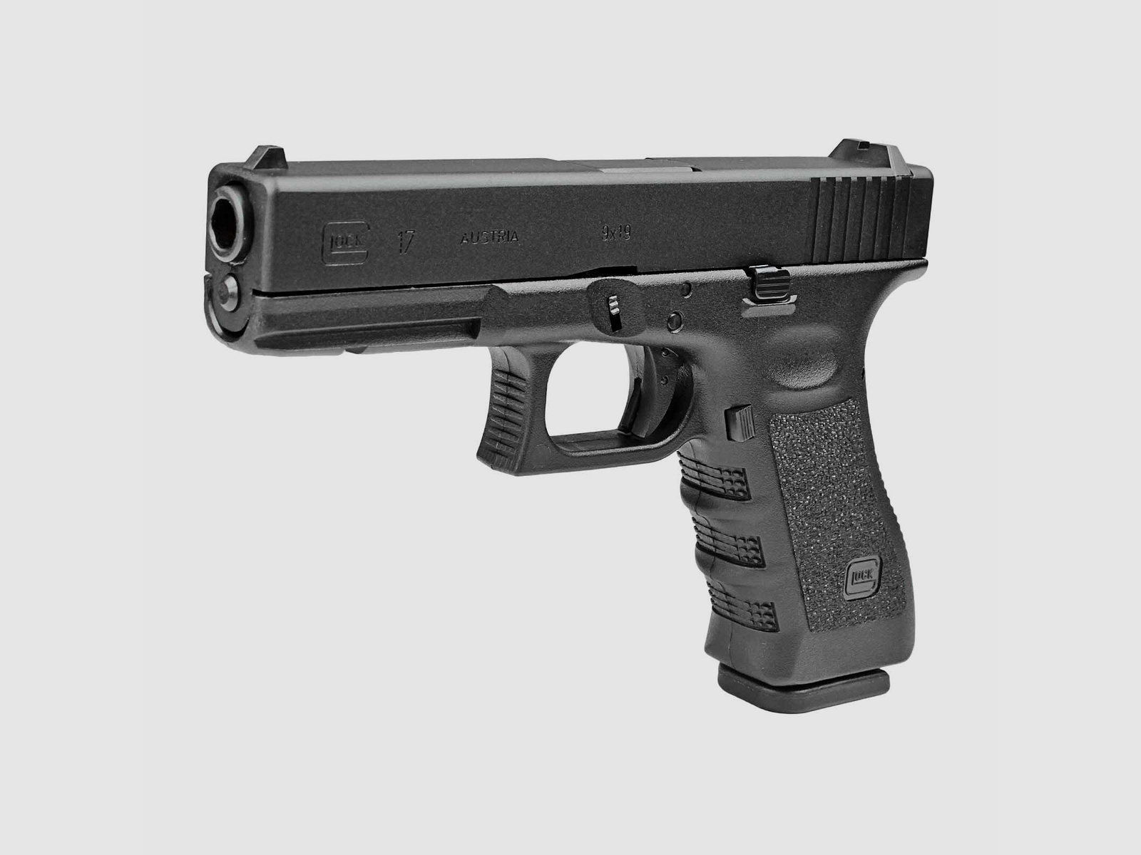 Komplettset Glock 17 Softair-Pistole Kaliber 6 mm BB Gas Blowback (P18)