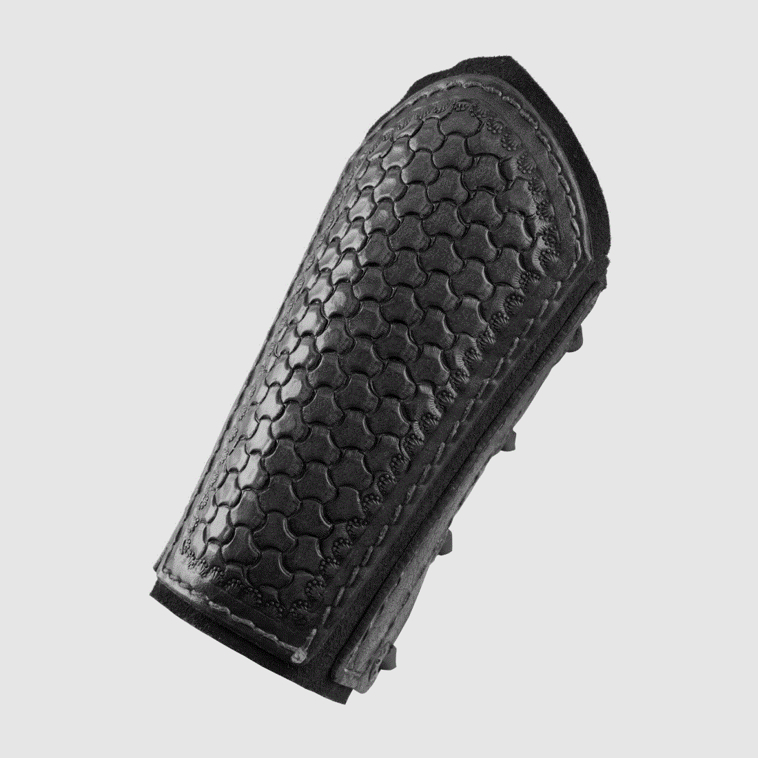 Ulfberth leather arm protectors with embossing and suede, pair, various colors