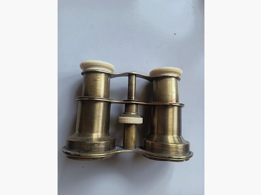 Fernglas Messing Antik Bein Okular Opernglas