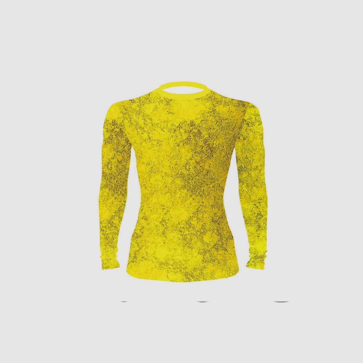 DED Competition Long Sleeve Compression T-Shirt - Yellow, Color: Yellow, size: XL, Clothes type: Women, image 3 of 3