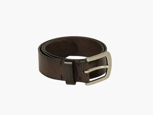 Leather belt - Dark Brown - Men's size: 105 CM