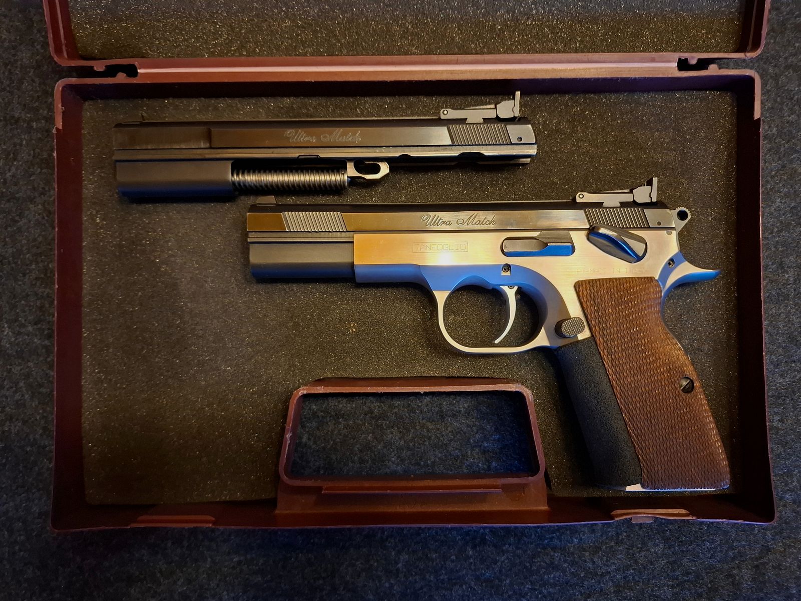 TANFOGLIO "Ultra Match Combo" - 45 ACP inkl. WS (9mm Luger)