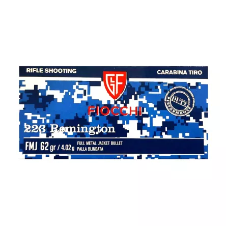 223 Rem FIOCCHI FMJ 4,02 g/62 gr (50)