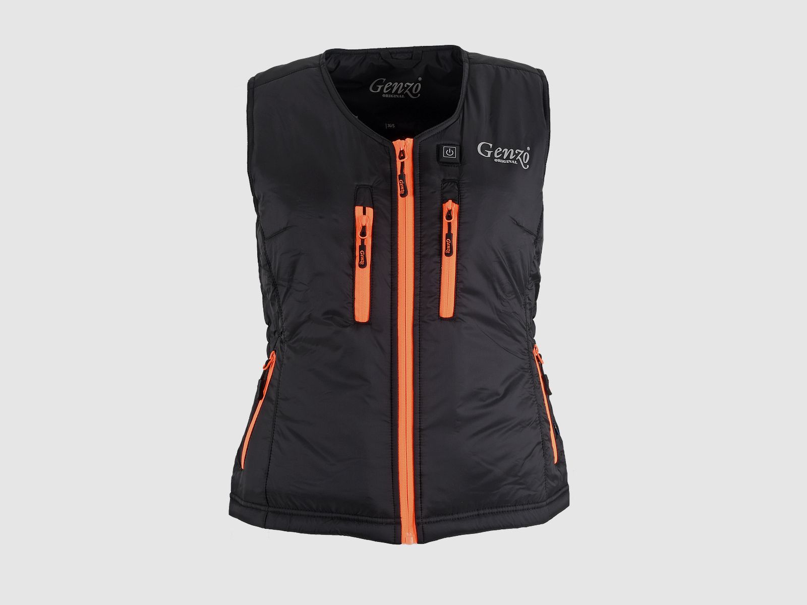Genzo Arctic Original Gilet Chauffant Femme Noir - 42