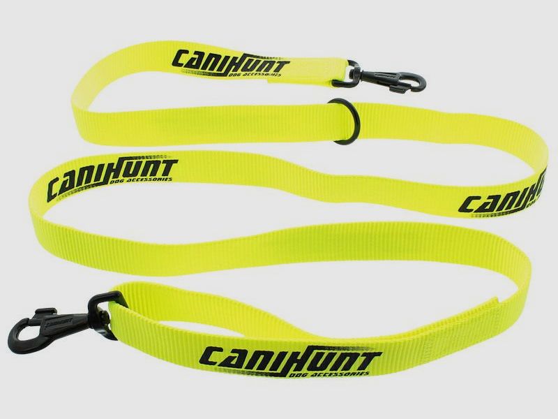 Canihunt Flache Pirschleine HUNTER signalgelb