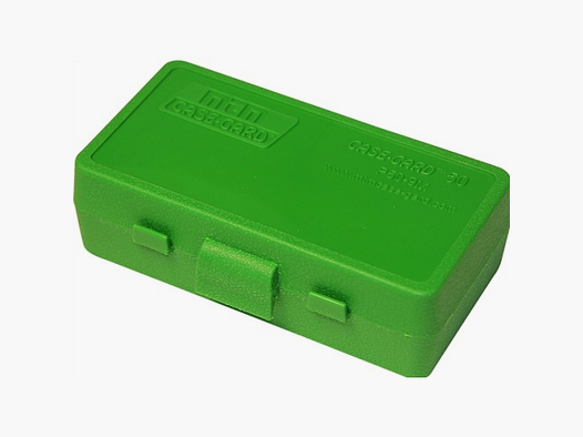 MTM Case Gard Ammo Box 50 Round Flip-Top 9mm / .380 ACP Green