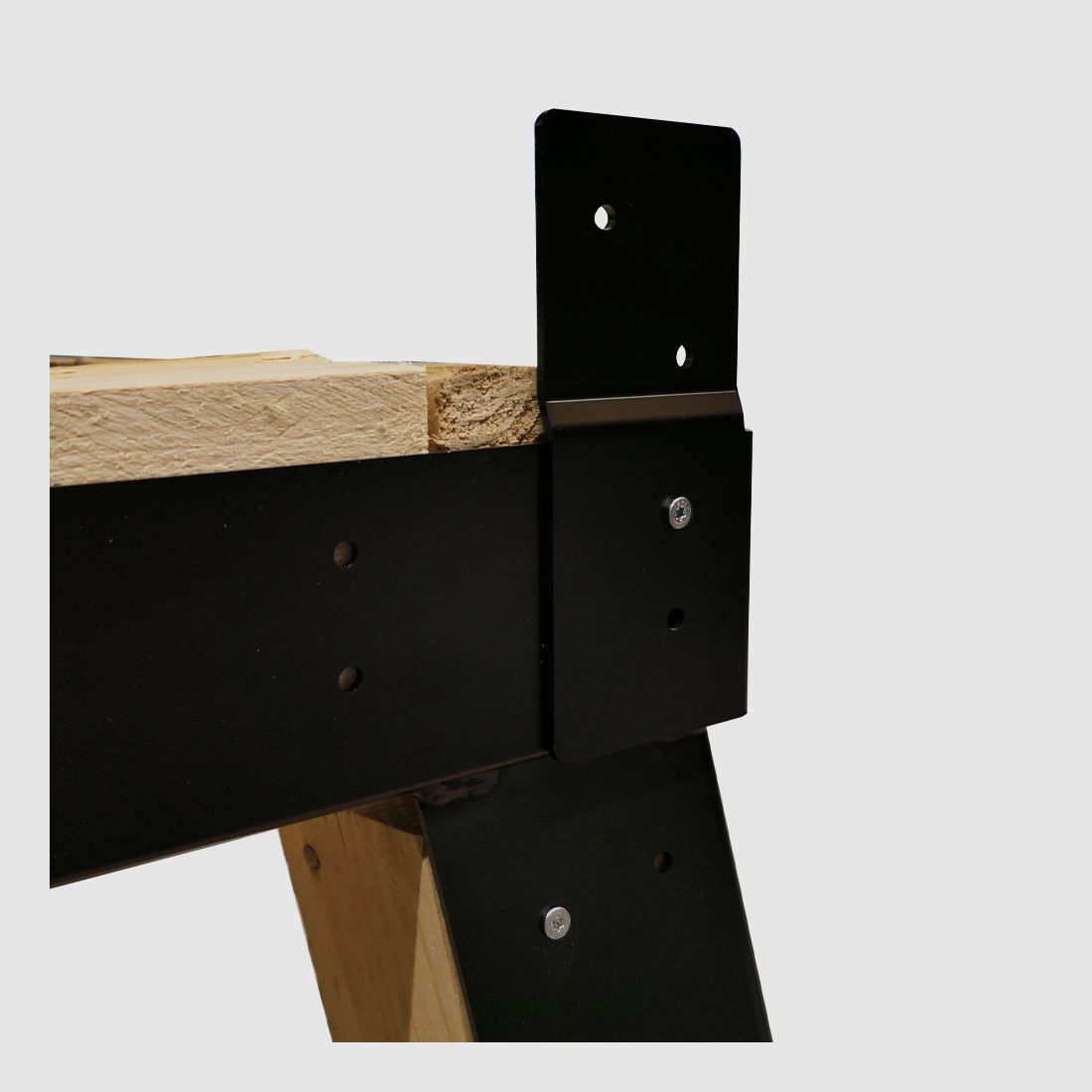 Hochwertige Zusatzecke zu unserer bewährten Kanzelecke aus Stahl KTL beschichtet 4er Set, Bild 5 von 5