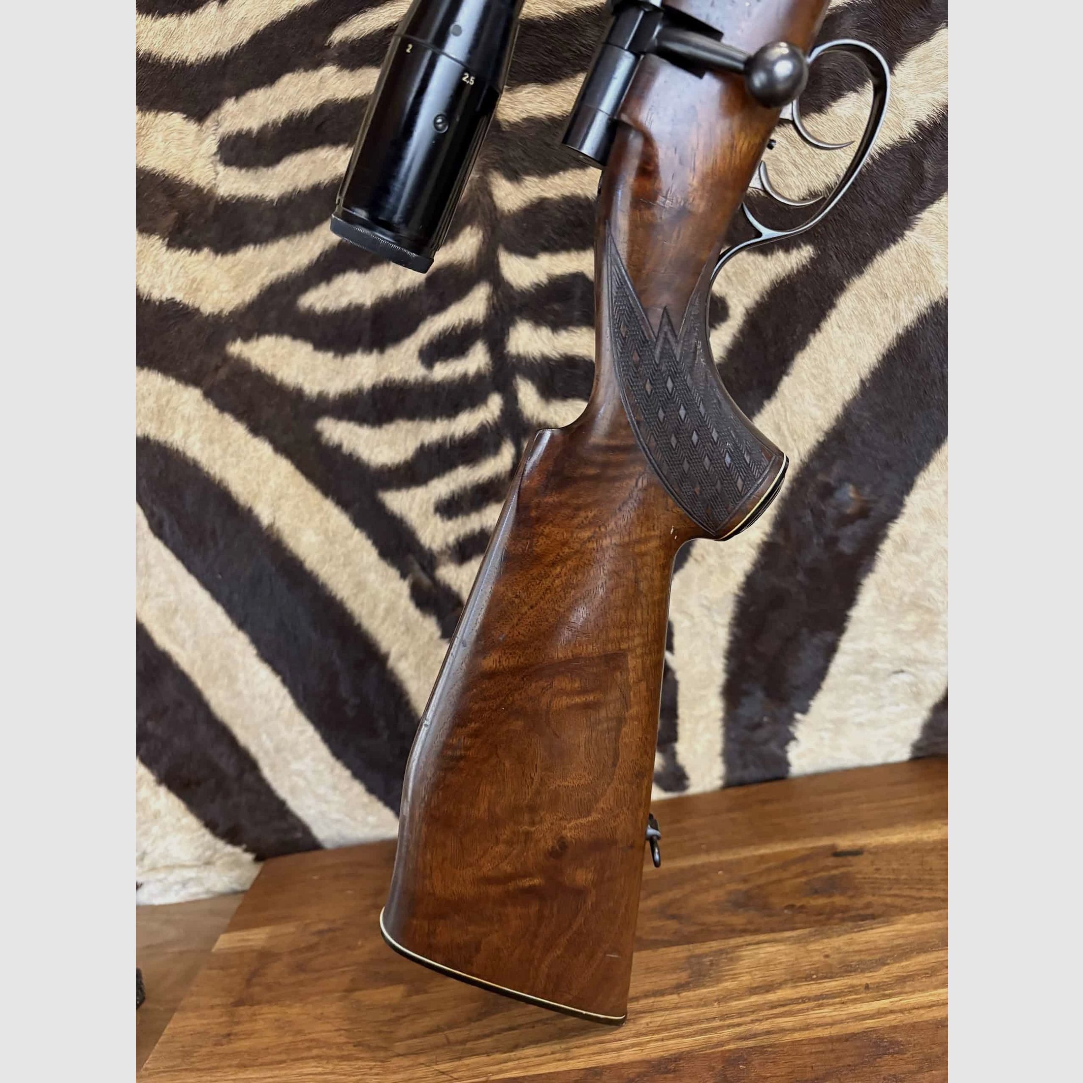 Anschutz mod.1433 – kal. .22 Hornet – ok. 51 cm – luneta – tłumik, zdjęcie 11 z 11