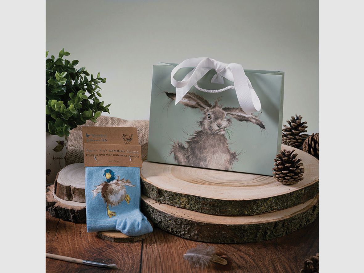 Wrendale Socken "A Waddle and a Quack" mit Ente