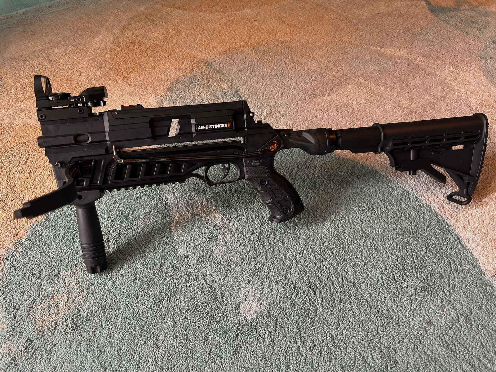 Steambow Stinger II Tactical  mit viel Zubehör 