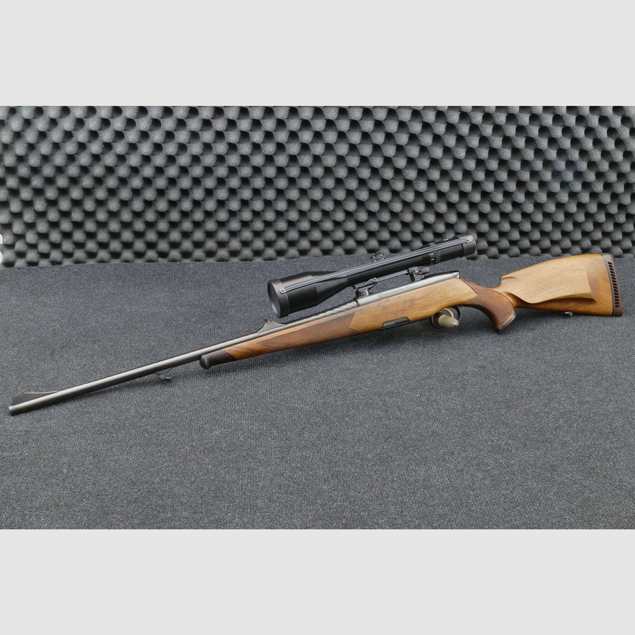 Steyr Mannlicher Luxus M en calibre .30-06 Springfield de primera mano en estado original excepcionalmente bueno, casi como nuevo WHB295