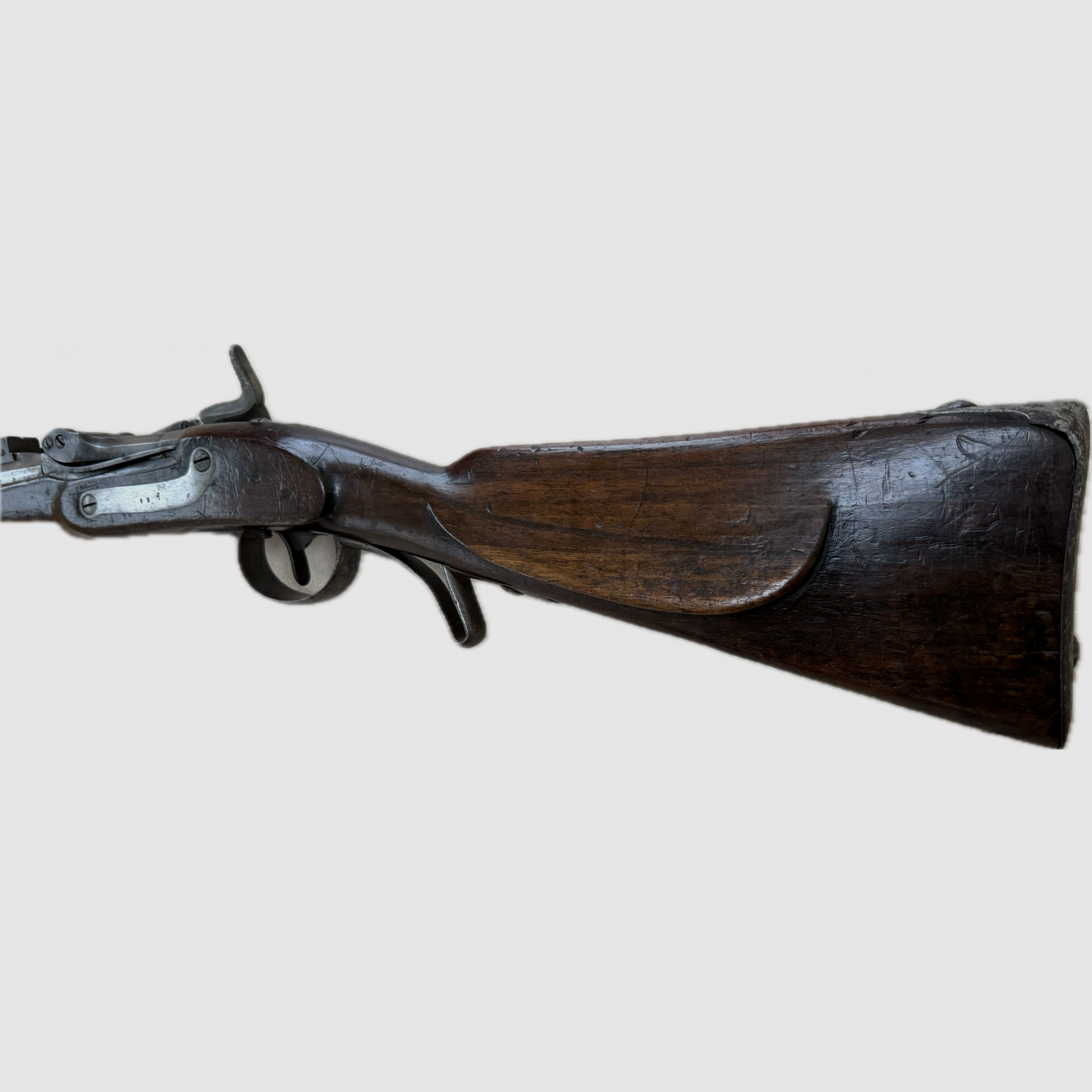 Wänzel Jägerstutzen M1854/67 Kal. 14 x 33R Wänzel met origineel bajonet en patroon, afbeelding 3 van 6