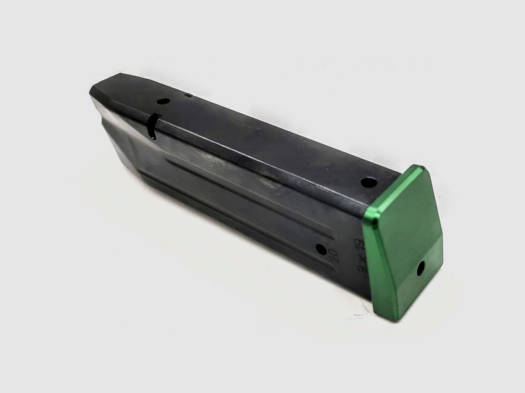 CZ MAGAZIN CZ 75 TS2 RACING GREEN 9MM 20 RD ALU BODEN, Bild 2 von 2
