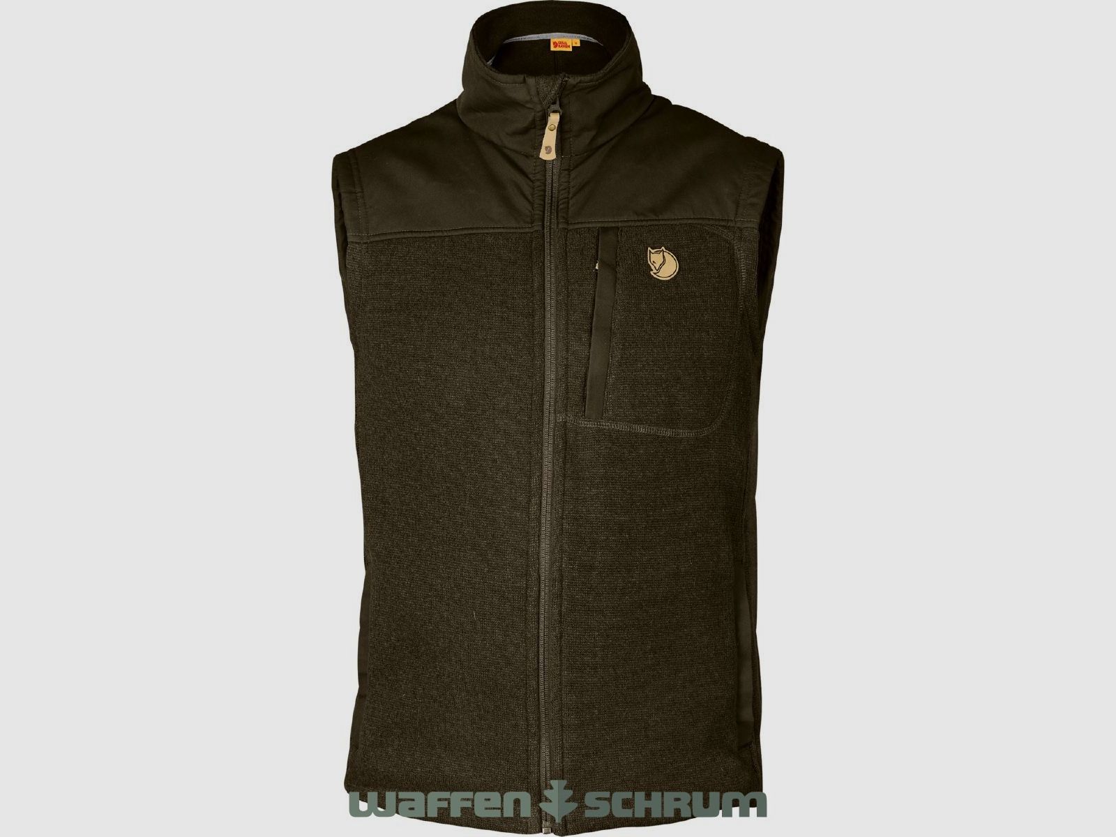 Fjällräven Gilet in Fleece Buck Verde Oliva Scuro
