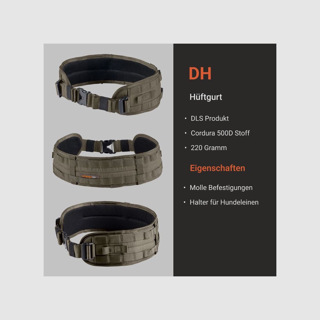 Vorn DH Hip Belt, image 2 of 6