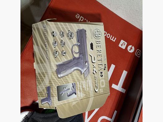 Pistola CO2 Beretta Px4 Storm, 500 diablos y balas redondas