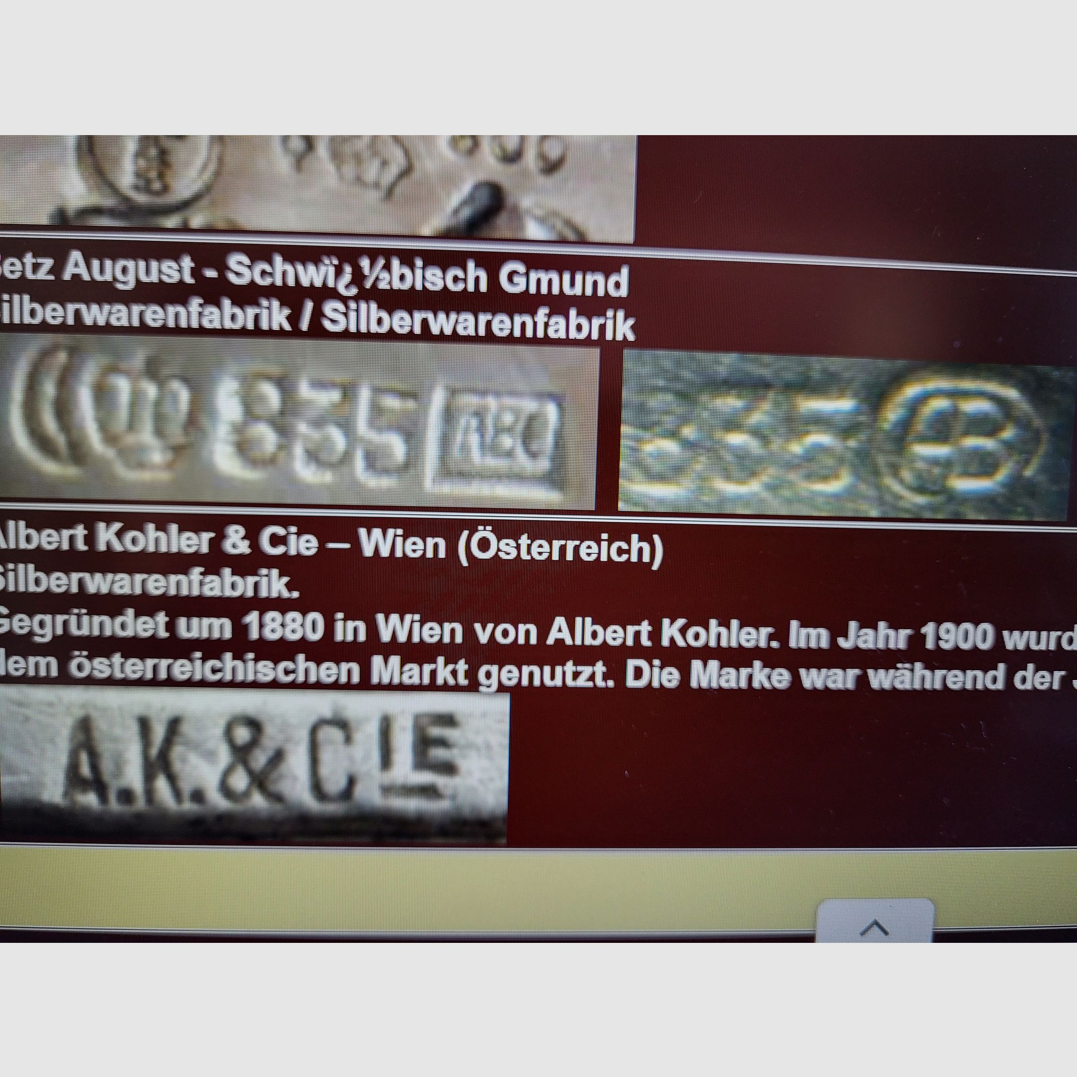 Canne de marche de chasseur - 800 argent - corne - viking - G .August Schwäbisch Gmund - années 1930