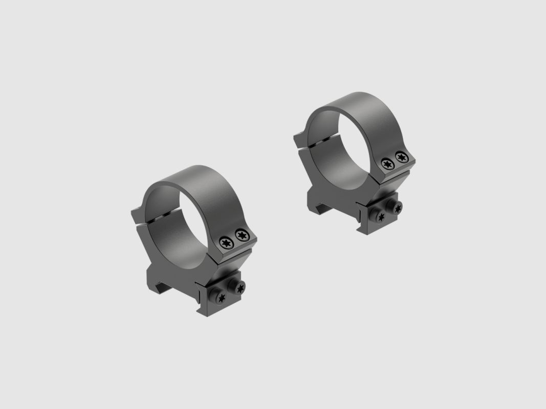 LEUPOLD PRW2 RINGS 1"/25.4 MM BH MEDIUM 9.5 MM MATTE, image 1 of 2