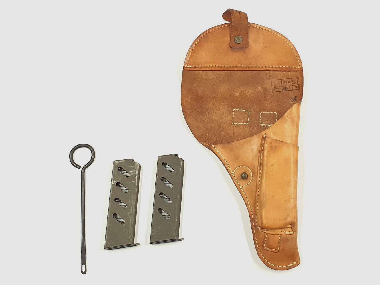Conjunto para pistola CSSR Brünner modelo Cz52 Vz52 7,62Tok / 7.62x25