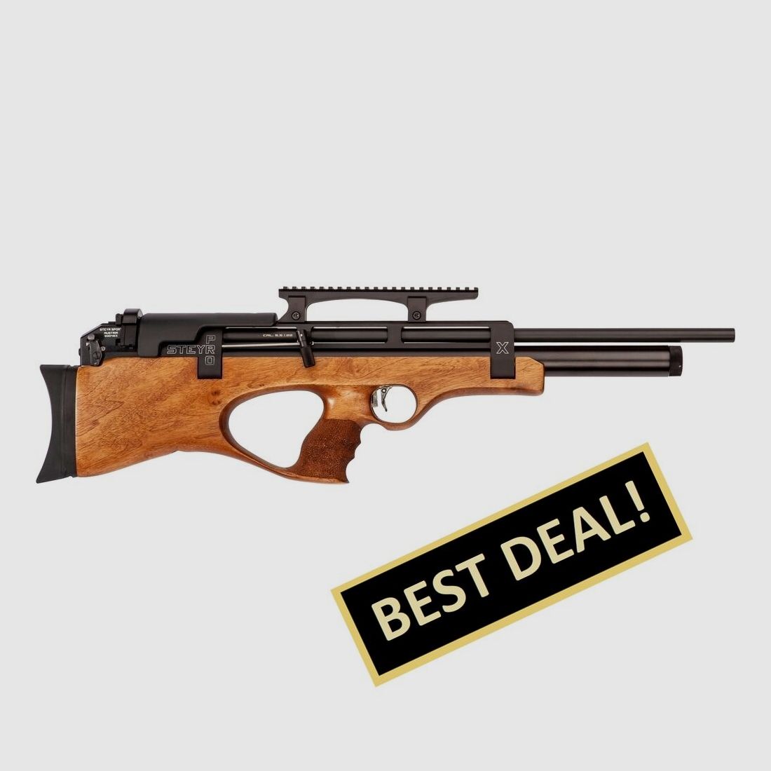 Steyr luchtgeweer PRO X kaliber 5,5 mm - zwarte cartridge